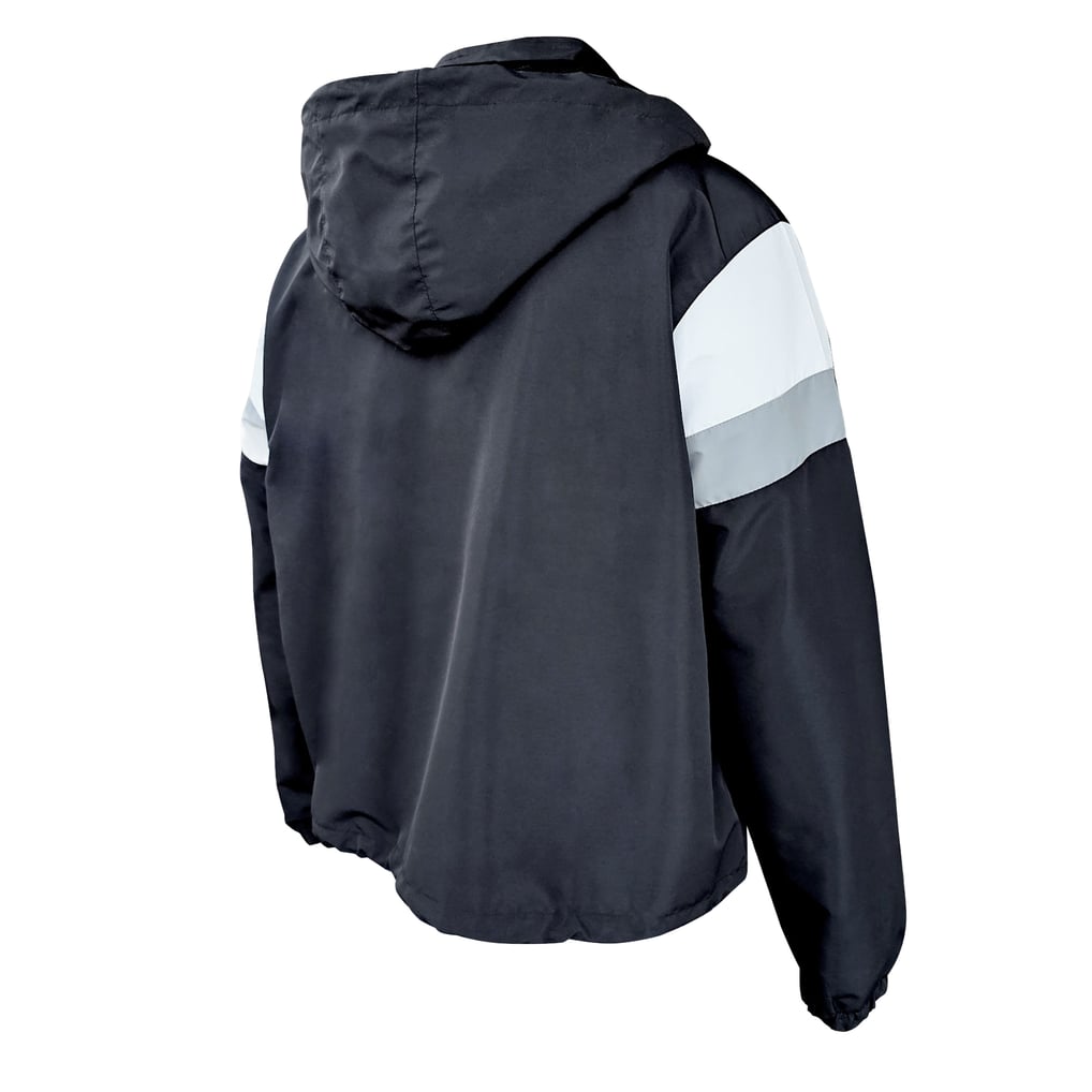 San Francisco Giants Profile Women's Plus Size Anorak Hoodie Quarter-Zip Pullover - Black
